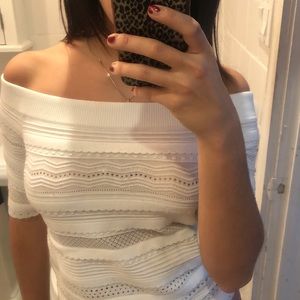 Club Monaco off the shoulder top